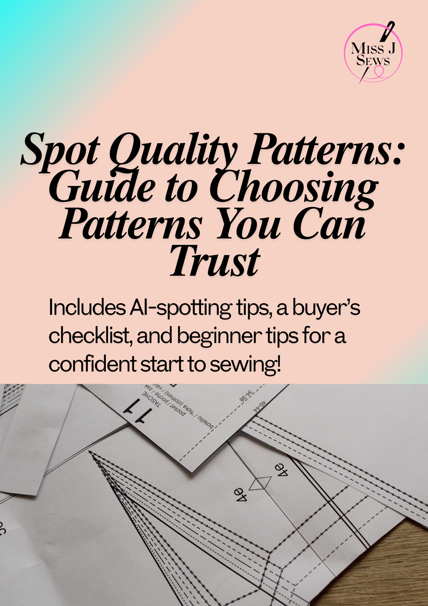 Beginner Sewing Starter Kit Bundle-Includes: Beginner’s Sewing Toolkit Checklist + Beginner’s Guide to Choosing PDF Patterns